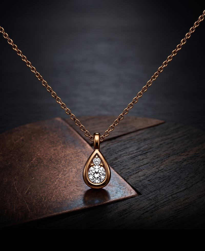 Luminous Teardrop Pendant