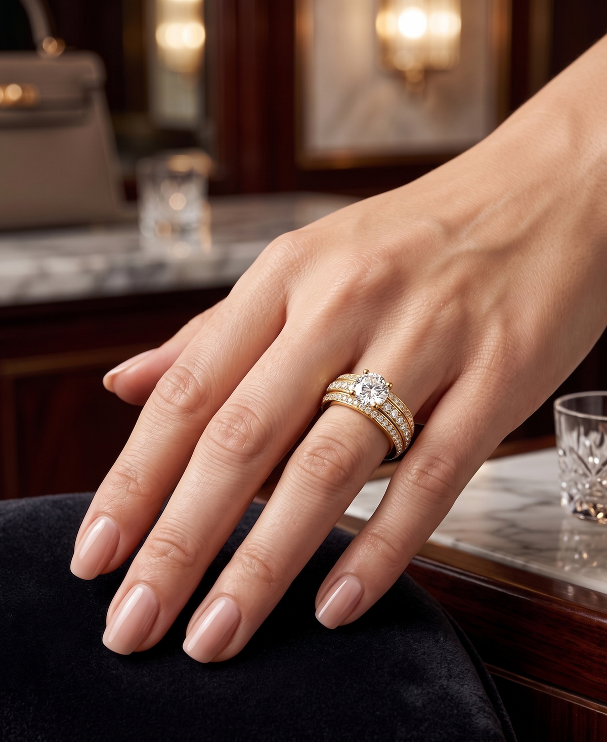 Radiant Crown Ring