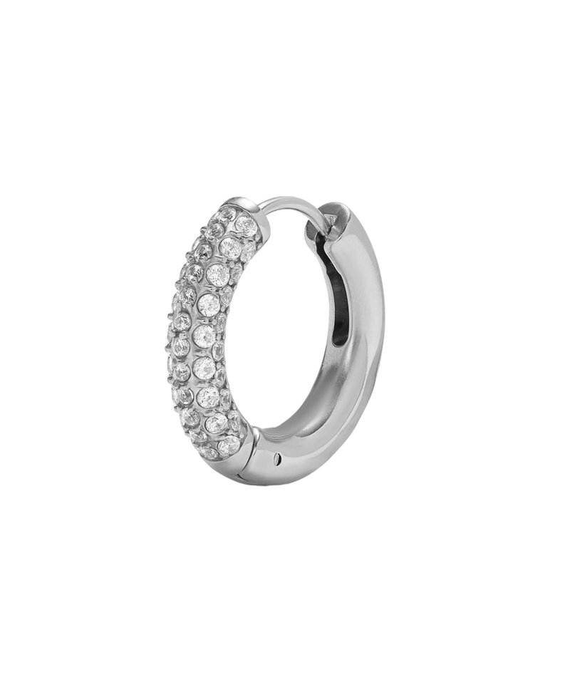 Lustrous Crystal Hoop